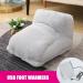 Electrical Foot Warmers - Soft Thickened Heating Pillow Non-Slip Full Size Foot Heater for Workplace & Winter Gifts - Cozy Gray - Buy Online on GoSupps.com