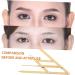 Didiseaon 1pc Second Generation Scale Printable Eyebrow Stencils Metal Stencils Makeup Tools Metal Eyebrow Ruler Diy Eyebrow Ruler Metal Dies Stainless Steel Eyebrow Pencil Make up 25x5x0.6cm Golden - Buy Online on GoSupps.com