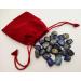 Sharvgun Lapis Lazuli Rune Stone Set 25 pi ces avec tableau en bois MDF runique grav lettrage symbolique pa en velours noir/rouge pochette incluse bo te cadeau - Buy Online on GoSupps.com