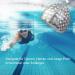 Buy Yanc Unisex Waterproof Bathing Cap with Earplugs | Soft PU Swimming Cap for Men Women & Girls | Bling Silver & Black Options | International Shipping Available - Buy Online on GoSupps.com