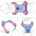 Phoepet No Pull Dog Harness - Reflective Dog Vest with Soft Training Handle for All Sizes - Baby Blue & Pink - Buy Online on GoSupps.com