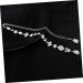 CHILDWEET Choker Necklaces for Girls Wedding Necklaces Ladies Back Chain Body Chain Box Crystal Back Miss - Buy Online on GoSupps.com