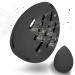 Beauty Sponge Holder Set - Ideal Protection and Storage for Makeup Sponges Black