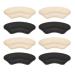 Sargarita Heel Pads For Shoes That Are Too Big,Heel Grips Inserts Cushion Liners For Womens or Mens Loose Shoes,Heel Protectors For Shoes Too Big Inserts,Improve Shoe Fit,No Slip. (Multicolor,4 Pairs)
