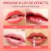 2 Pack Big Brush Head Lip Gloss - Hydrating Fruit Flavored Plumping Lip Oil Set in Raspberry & Strawberry - Non-Sticky Moisturizing Texture - Buy Online on GoSupps.com