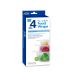 Grand Fusion Silicone Food Wrap 4 pk, Reusable Super Flexible, Stretchable Wraps