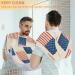 Abstract America Flag Beard Bib Apron | Non-Stick Waterproof Hair Catcher for Men | Perfect Grooming Gift - Buy Online on GoSupps.com