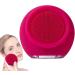 Face Brush Cleanser Gentle Electric Face Exfoliator Scrubber Face Wash Brush | Silicone Waterproof Face Brush for Birthdays Anniversaries Facial Cleansing Holidays Rose Red - Buy Online on GoSupps.com