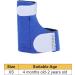 Baby Finger Guard Thumb Stabilizer XS - Breathable Velvet Fabric, Skin-Friendly Support Brace in Blue - Buy Online on GoSupps.com