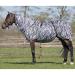 QHP eczema blanket with neck and removable belly flap (105 cm Zebra) 105 cm Zebra