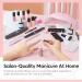 Modelones Gel Nail Polish Kit With 48w UV Led Nail Lamp Starter Kit 22 Pcs Nude Pink Soak Off Nail Gel Polish Set No Wipe Base & Top Coat Bond Primer Diy Home Nail Curing - Buy Online on GoSupps.com