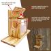 Direct Wicker Squirrel Feeder Wood Flip-Up Roof For Squirrel Food Placement Removable Front Panel Squirrel Feeder Just For Squirrels - Buy Online on GoSupps.com