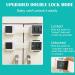 6-Pack FANYAQIN Child Safety Cabinet Locks with Double Lock System - Adjustable Strap for Cabinets, Drawers, Refrigerator, Oven, Toilet - Buy Online on GoSupps.com