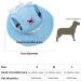 Adjustable Blue Dog Sonnen Hat with Ear Holes - Summer Baseball Cap for Small Dogs & Cats | Sun Protection & Outdoor Sports - Buy Online on GoSupps.com