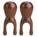 Portable nose massage device made of wood GUA SHA massage device reduces muscle tension relieves facial edema ergonomic design