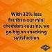Jacob's Mini Cheddars Nibblies Cheddar & Smoked Paprika Flavour Snacks Sharing Bag - 115g - Buy Online on GoSupps.com