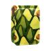 Lipstick Case Leather Lip Gloss Lipstick Organizer with Mirror Mini Lipstick Holder Bag Avocado Fruit Print M478t3egha