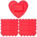 GANAZONO 100pcs Heart Shaped Portable Wound Bandages Adhesive Heart Shaped Wound Patches Adhesive Wound Bandages Adhesive Wound Patches Breathable Bandages Patches