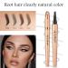 Buy Quadrant Eyebrow Pencil - Waterproof Microblading Liquid Browstift with Four Fork Tip (#03 Gray) for Effortless Brows - International Shipping Available - Buy Online on GoSupps.com