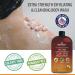 Natural Body Wash for Body Odor, Athlete's Foot, Jock Itch, Nail Issues | Shower Gel for Women & Men | 16 fl oz (Tea Tree, Lemon Grass, Clary Sage) - Buy Online on GoSupps.com