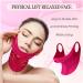 APPTI 5 Pcs Rosa Rugosa V-Line Lifting Bandage Mask for Women - Double Chin Reducer and Face Slimmer Mask with Chin Up Patch - V-Line Shaping for Cheek and Neck - Buy Online on GoSupps.com