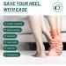 Plantar Fasciitis Heel Protector - Welnove Anti-Slip Heel Cups for Pain Relief | Men's & Women's Size L - Comfort & Support for Achilles Tendonitis & Cracked Heels - Buy Online on GoSupps.com