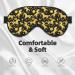 Gold Glitter Unicorn Sleep Mask | Adjustable Travel Eye Mask | Premium Sleeping Eye Covers - Buy Online on GoSupps.com