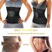 HKDYWTNB Back Brace Lumbar Support Waist Trainer Belt Tummy Control Waist Cincher Trimmer Sauna Sweat Slimming Waist Belt Medium Black - Buy Online on GoSupps.com