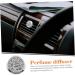 Portable Perfume Clip Diffuser - Car Vent Aroma Mist Diffuser | Essential Oil Stainless Steel Decor for Vehicles - Buy Online on GoSupps.com