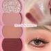Erinde 4 Colors Mini Eyeshadow Palette | Matte Shimmer Quartet | High Pigmented & Long Lasting | Ultra-Blendable | Velvety Texture | Travel-Friendly | M02 - Buy Online on GoSupps.com