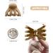 Kavya 12 Pcs Small Claw Clips - Non-Slip Mini Hair Claw Clips for Fine Hair - Brown Octopus Hair Clips for Women and Girls - Buy Online on GoSupps.com