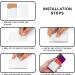 RYTOO Sublimation Blanks Phone Wallet - PU Leather Card Holder for Back of Phone Stick on iPhone Android HTV Friendly DIY Blanks for Vinyl Projects (White PU Leather) - Buy Online on GoSupps.com