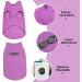 BEAUTYZOO Dog Fleece Vest Sweater Winter Jacket with D-Ring Leash - Purple | XS S M Dogs - Buy Online on GoSupps.com