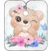 Waterproof Barber Cape - Cute Floral Bear & Cheetah Haircut Bib for Men & Women | Unisex Hair Cutting Cape - Buy Online on GoSupps.com