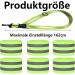 High Visibility Reflector Bands - 7 Piece Set for Jogging Biking Hiking & Motorcycle Safety - Buy Online on GoSupps.com