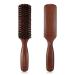 BRUSHZOO Hair Brush for Men  100% boar bristle Hair brush for Thin Fine Normal Hair  Beech Handle Hairbrush for Hair & Beard