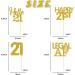 Ambishi 24pcs 21st Birthday Cupcake Toppers Gold Glitter 21 Years Old Birthday Party Favors Cupcake Picks for Boy Girl Hello 21 Happy 21st Birthday Sign Party Decoration Supplies (21) - Buy Online on GoSupps.com