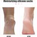 Silicone Moisturizing Socks 1 Pair Long Soft Gel Socks Anti Slip Women Foot Mask Socks Spa Pedicure S Silicone Moisturizing Socks - Buy Online on GoSupps.com