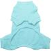 TONY HOBY 4 Legged Thermal Cotton Dog Pajamas - X-Large Light Blue Onesies for Small to Medium Dogs - Buy Online on GoSupps.com