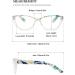 Vevesmundo Womens Cat Eye Reading Glasses Set - 4 Anti Blue Light Glasses 2.0 Diopter Spring Hinge Visual Aid - Buy Online on GoSupps.com