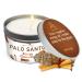 Magnificent 101 Palo Santo Smudge Candle for at home energy cleaning aromatherapy and chakra healing natural soy wax essential oils 170 g can holder Palo Santo - Energy Cleansing