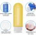 Beveetio 17 Pack Travel Bottles TSA Approved - Leakproof Silicone Toiletry Containers - BPA Free, Refillable & Travel Size - Multicolor - Buy Online on GoSupps.com