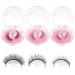 LALASTYLE Reusable Self Adhesive Eyelashes No Glue Needed Natural Long Thick Fake Eye Lashes for Daily Use Stable Waterproof and Easy to Put On (3 Pairs )