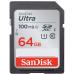 SanDisk 64GB Ultra SDXC UHS-I Memory Card - 100MB/s, C10, U1, Full HD, SD Card - SDSDUNR-064G-GN6IN 64GB Memory Card