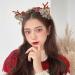 Christmas Deer Antlers Headbands Elk Deer Animal Horns Hair Band Hair Piece Halloween Xmas Cosplay Costume Hair Accessories for Women and Girls - Buy Online on GoSupps.com