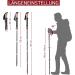 Rothwild Luchs Foldable Hiking Poles - Adjustable 115-135cm Cork Handle for Men & Women - Lightweight Aluminum Walking Sticks for International Shipping - Buy Online on GoSupps.com