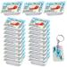 Light Strawberry Jam Pack - 25 Snack Savvy Delights: 25 Strawberry Jam Cups - On-The-Go Portion Control Pack for Travelers & Meal Prep 25 Cups Total Confiture au fraise Comes with a Hand Painted Keychain by PaLiSoL CREATiONS! Light Strawberry Jelly
