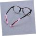 Doitool 5 Pairs Silicone Glasses Leg Bands | Slipproof Ear Protectors for Sunglasses | Anti-Slip Accessories in Medium Pink - Buy Online on GoSupps.com