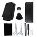 YAOGOHUA Professional Hair Cutting Thinning Scissors Salon Apron Hair Sweeping Brush Tool Set