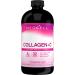 NeoCell Collagen +C Pomegranate Liquid, 4g Collagen Types 1 & 3 Plus Vitamin C, Healthy Skin, Hair, Nails and Joint Support 16 Ounces (Package May Vary) 16 Fl Oz (Pack of 1)